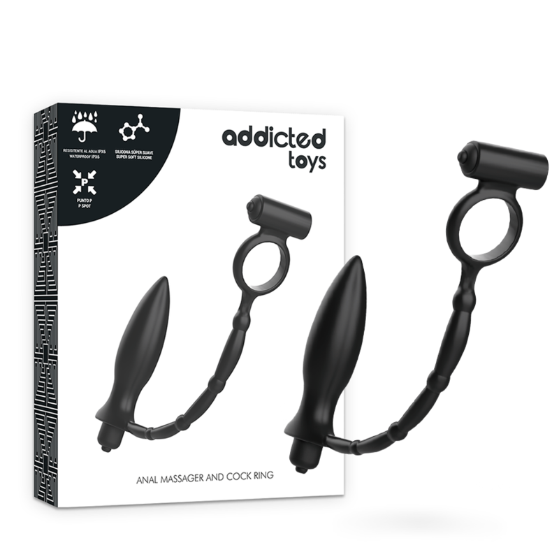 ADDICTED TOYS: Massaggiatore Anale e Cockring