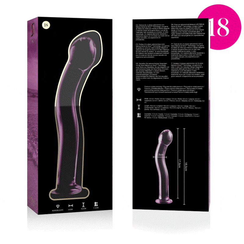 Plug Anale in Vetro Borosilicato - NEBULA SERIES BY IBIZA