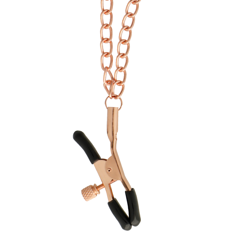 Pinze per capezzoli con catena - BEGME BLACK EDITION
