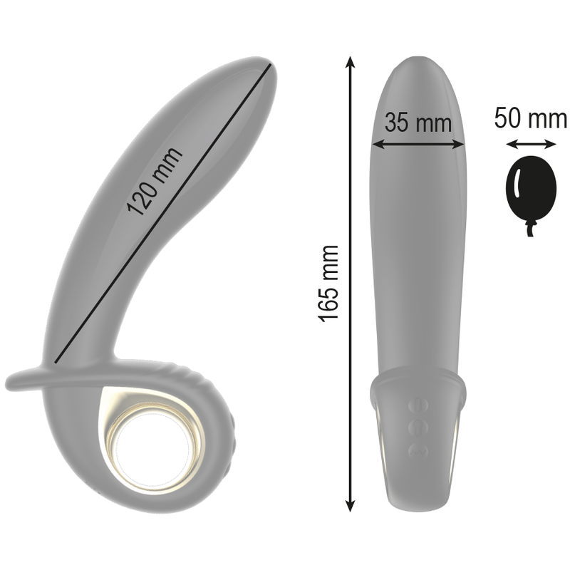 Vibratore Gonfiabile per Punto G - IBIZA TECHNOLOGY