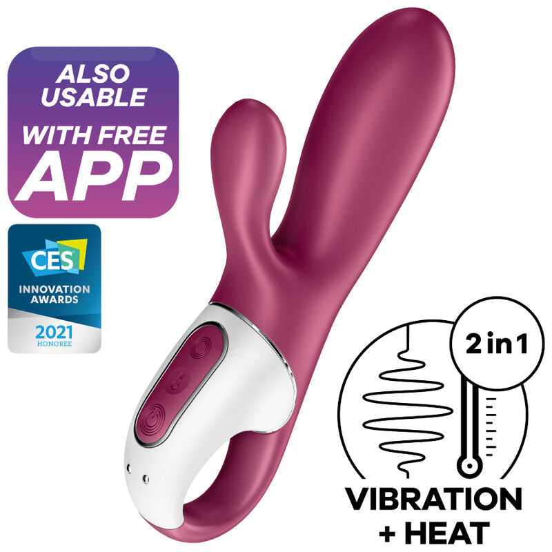 SATISFYER CONNECT - Hot Bunny Vibratore Riscaldato