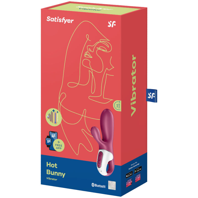 SATISFYER CONNECT - Hot Bunny Vibratore Riscaldato