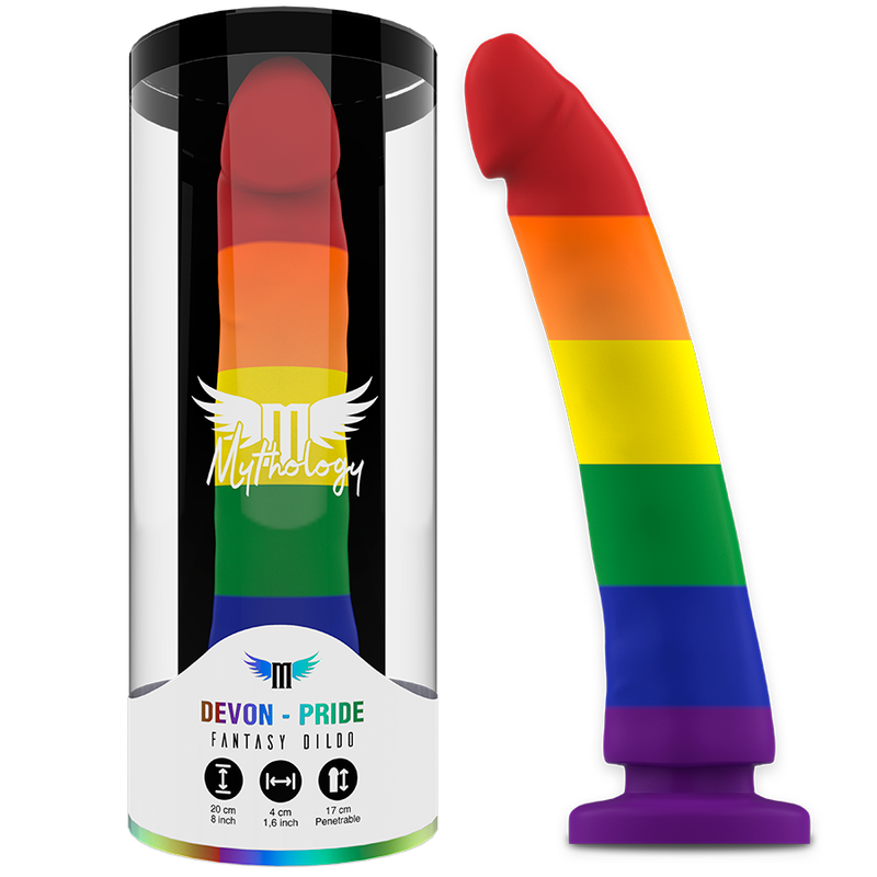 Mythology Devon Pride Dildo L - FANTASY DILDO