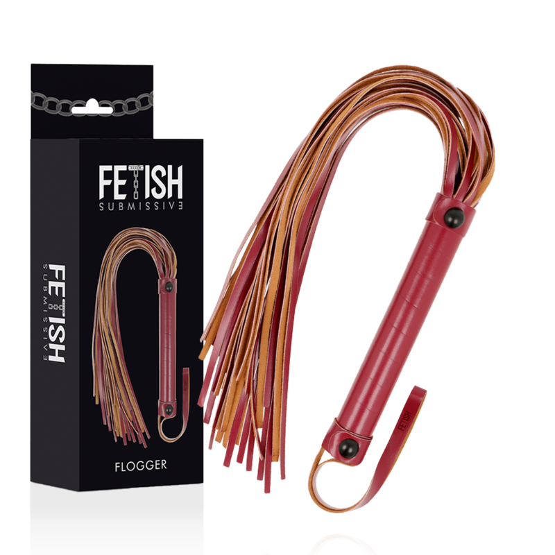 Frusta in Pelle Vegana di FETISH SUBMISSIVE DARK ROOM