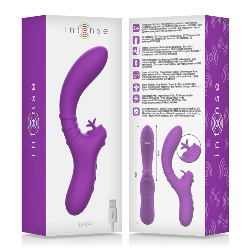 Vibratore Harry di INTENSE FUN: Accendi il Tuo Piacere!