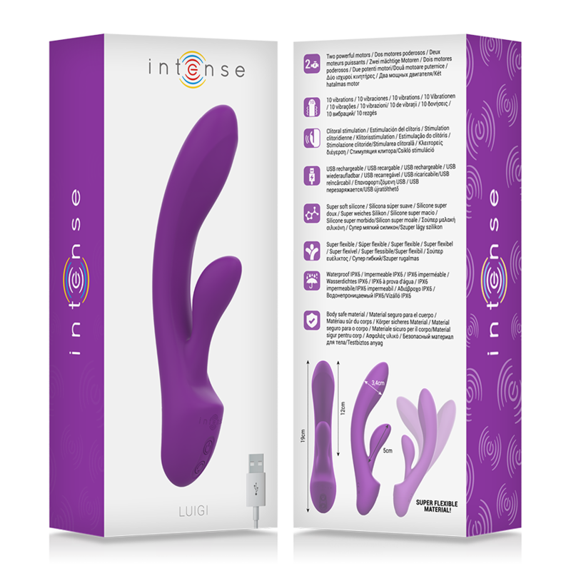 Intense Luigi Vibratore - Doppia Stimolazione firmata INTENSE FUN
