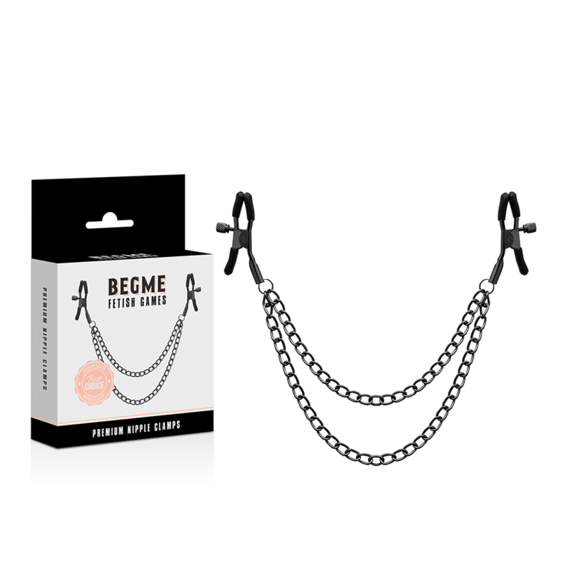 Pinze per Capezzoli con Catena BEGME RED EDITION