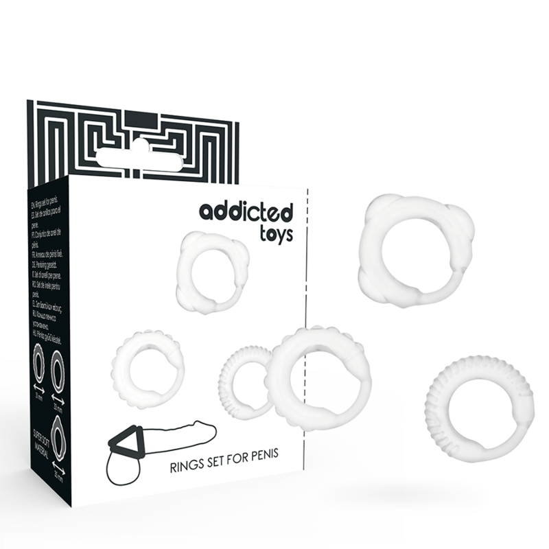Anelli di Piacere per il Pene by ADDICTED TOYS