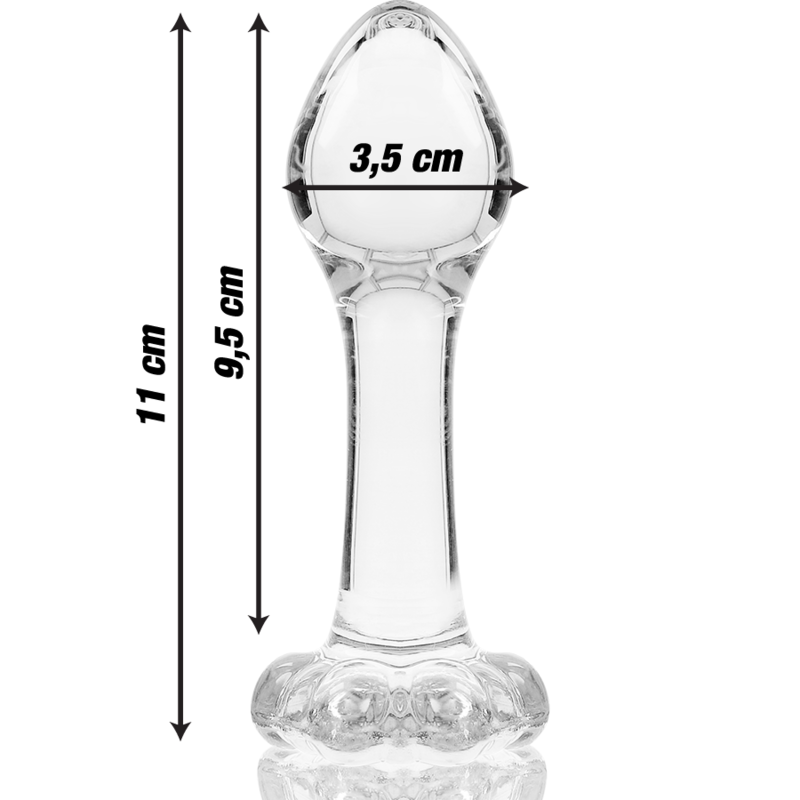 Il Plug Anale in Vetro Borosilicato di NEBULA SERIES BY IBIZA