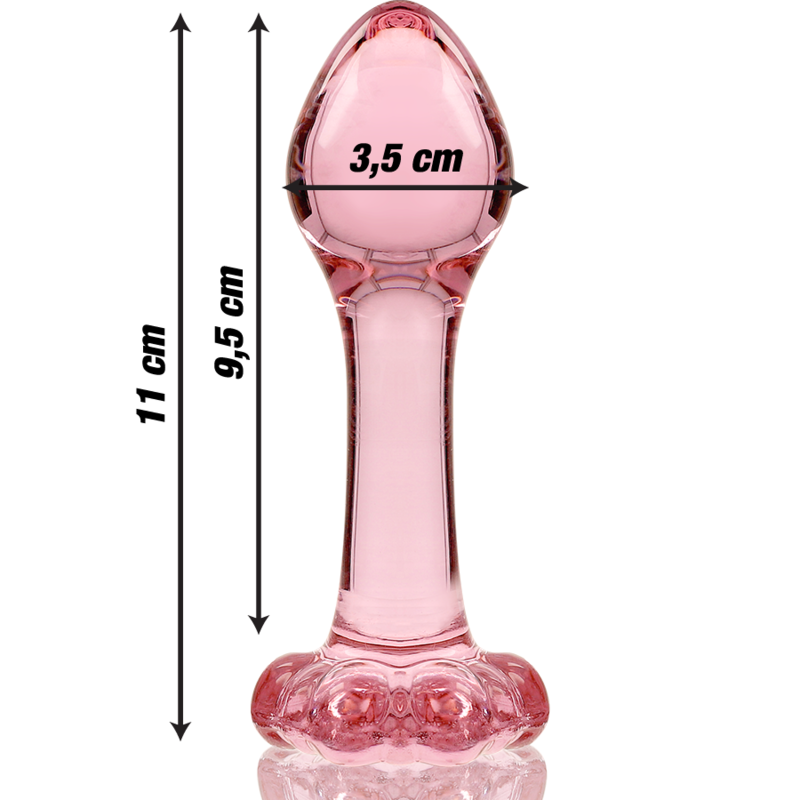 Il Plug Anale in Vetro Borosilicato di NEBULA SERIES BY IBIZA