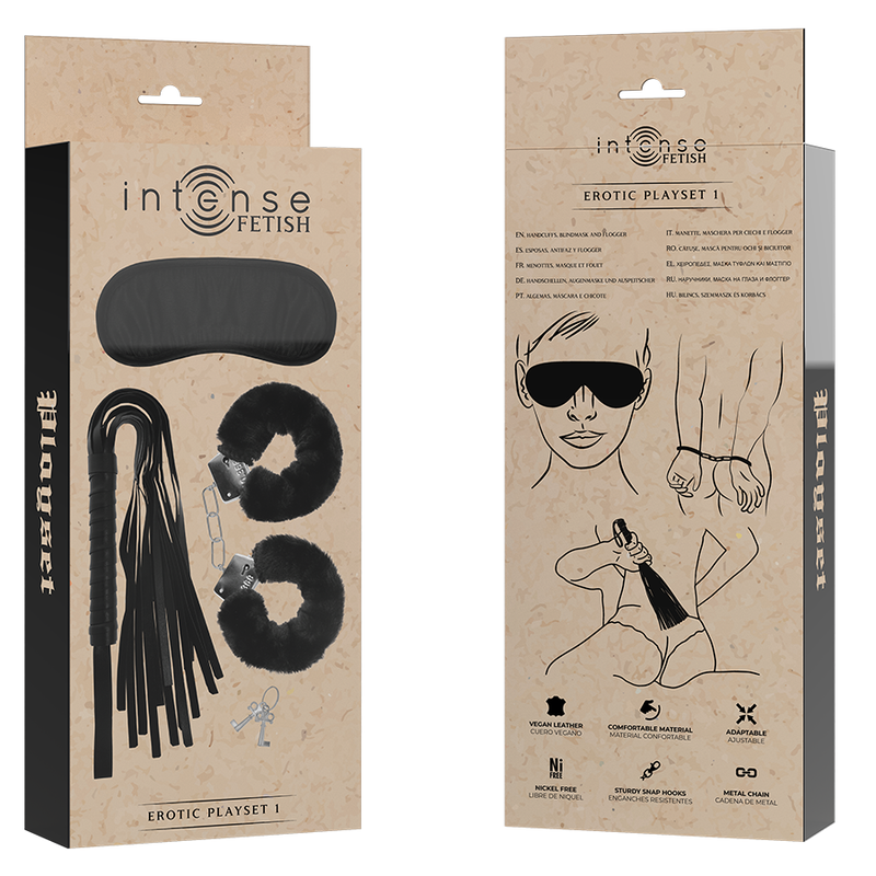 Set Erotico Pelle Vegana - INTENSE FETISH