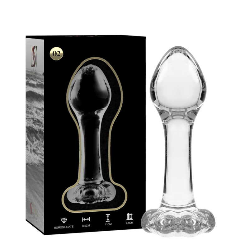 Il Plug Anale in Vetro Borosilicato di NEBULA SERIES BY IBIZA