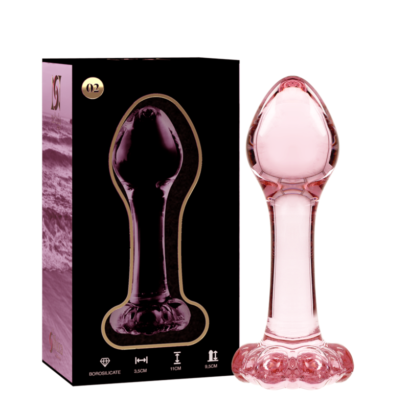 Il Plug Anale in Vetro Borosilicato di NEBULA SERIES BY IBIZA