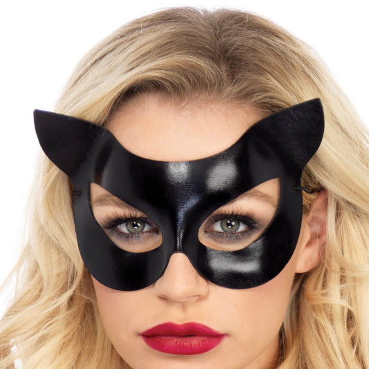 Maschera Gatto in Vinile - LEG AVENUE ACCESSORIES