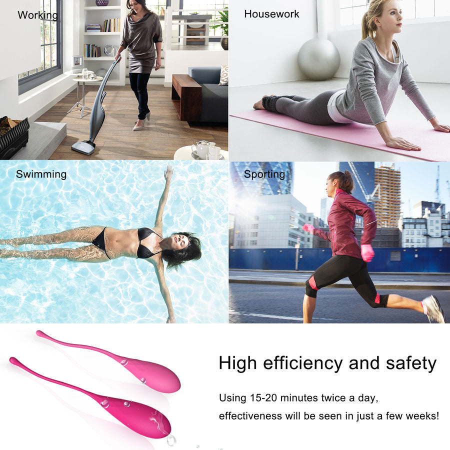 Allenamento Pelvico con LESLIE: Il Set di Pesi Completo