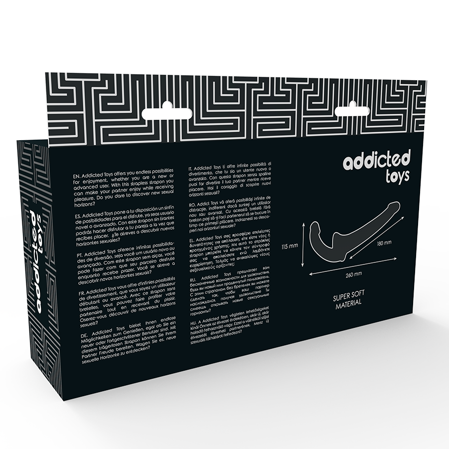 Dildo Senza Spalline di ADDICTED TOYS: Doppio Piacere senza Limiti