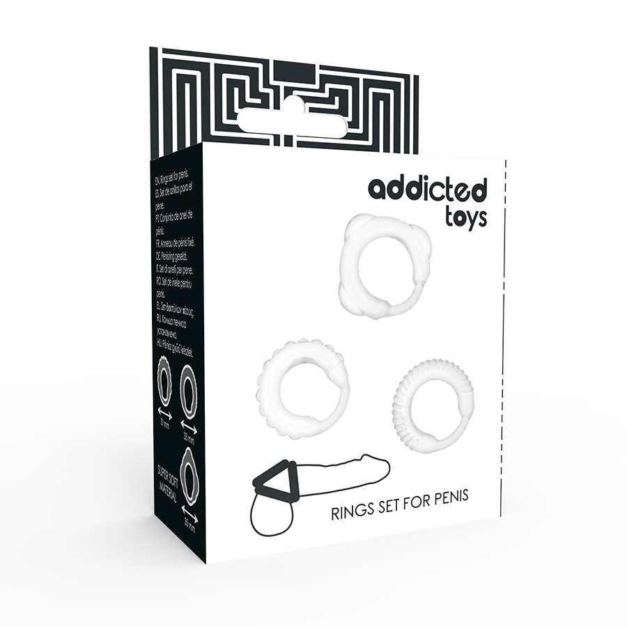 Pleasure Rings for Penis by ADDICTED TOYS