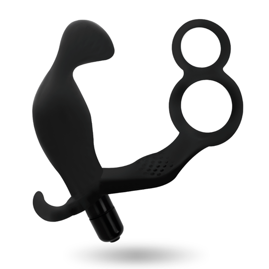 Dilatatore Anale Vibrante con Anello Fallico - ADDICTED TOYS