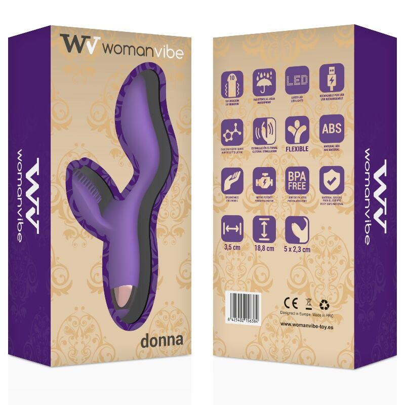 Vibratore a Doppio Motore Donna by Womanvibe