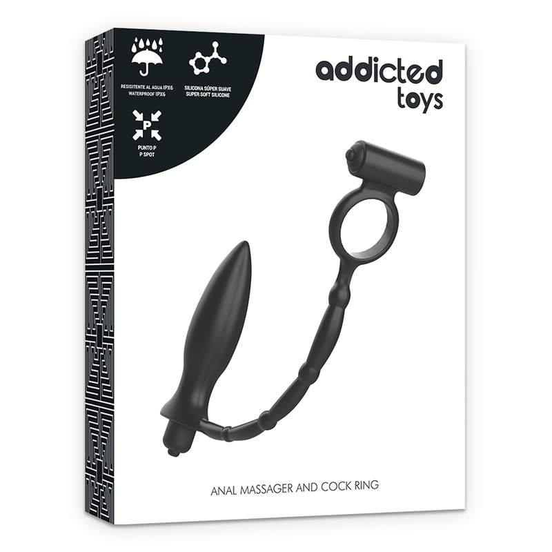 ADDICTED TOYS: Massaggiatore Anale e Cockring